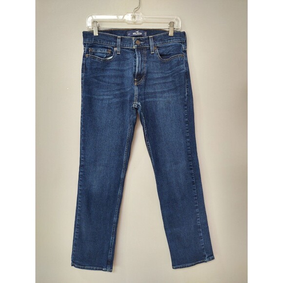 Hollister Other - Men's Hollister Epic Flex Classic Straight Blue stretch Jeans Sz 29x32 Excellent